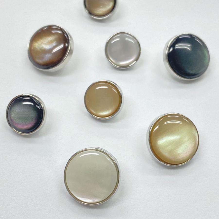 ポリエステルボタン 貝調 貝ボタン風 足つき Es108s Es108s ボタンとファスナーの服飾店999 通販 Yahoo ショッピング