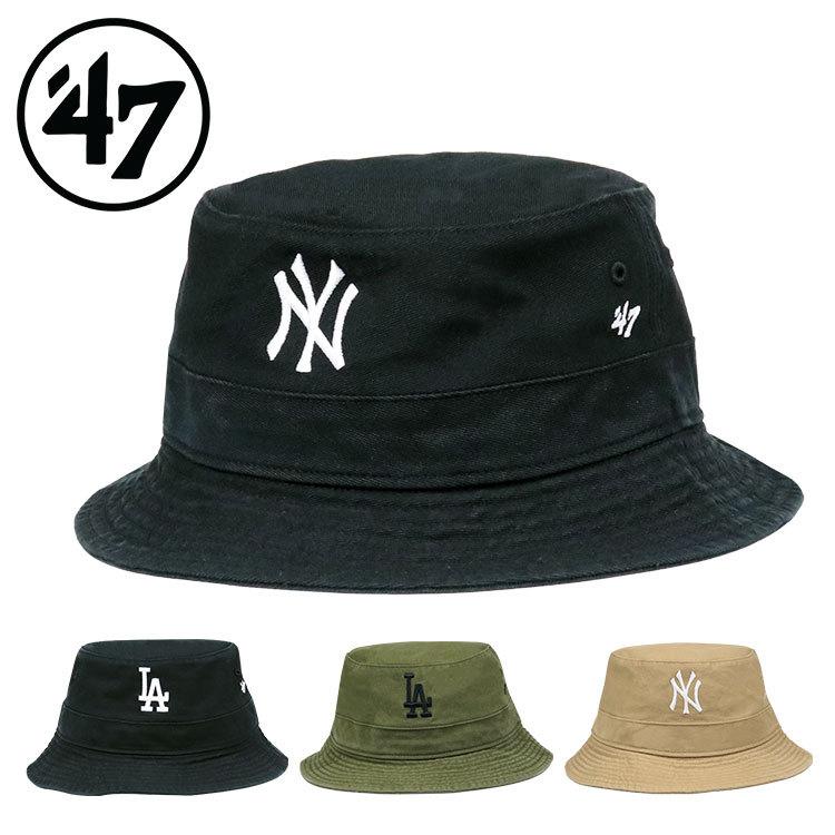 47 フォーティーセブン バケットハット メンズ レディース ユニセックス MLB ロゴ NY LA メジャーリーグ 帽子 フェス 野球