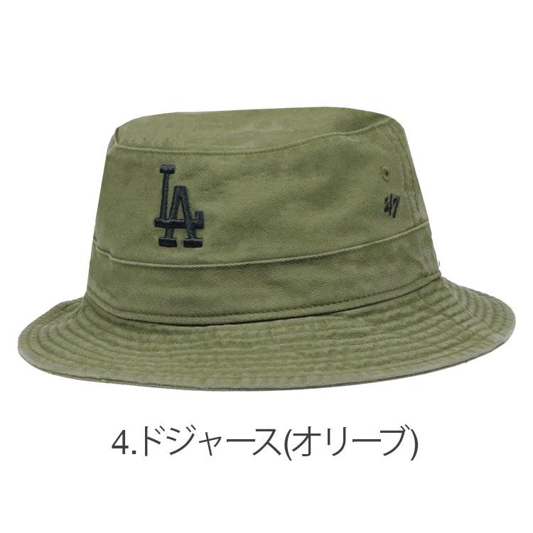 47Brand バケットハット メンズ レディース MLB ロゴ NY LA 47Brand バケットハット メンズ レディース MLB ロゴ NY LA