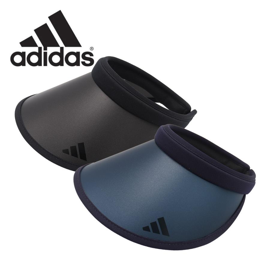 アディダス adidas サンバイザー レディース 紫外線対策 吸汗速乾 クリップバイザー 女性 婦人 スポーツ UVカット ロゴ 洗える 日よけ | adidas