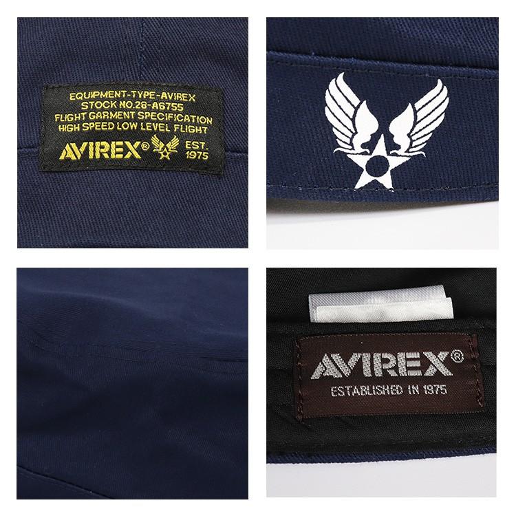 アビレックス ワークキャップ 帽子 メンズ AVIREX BLACK PATCH ブランド｜99headwearshop｜10