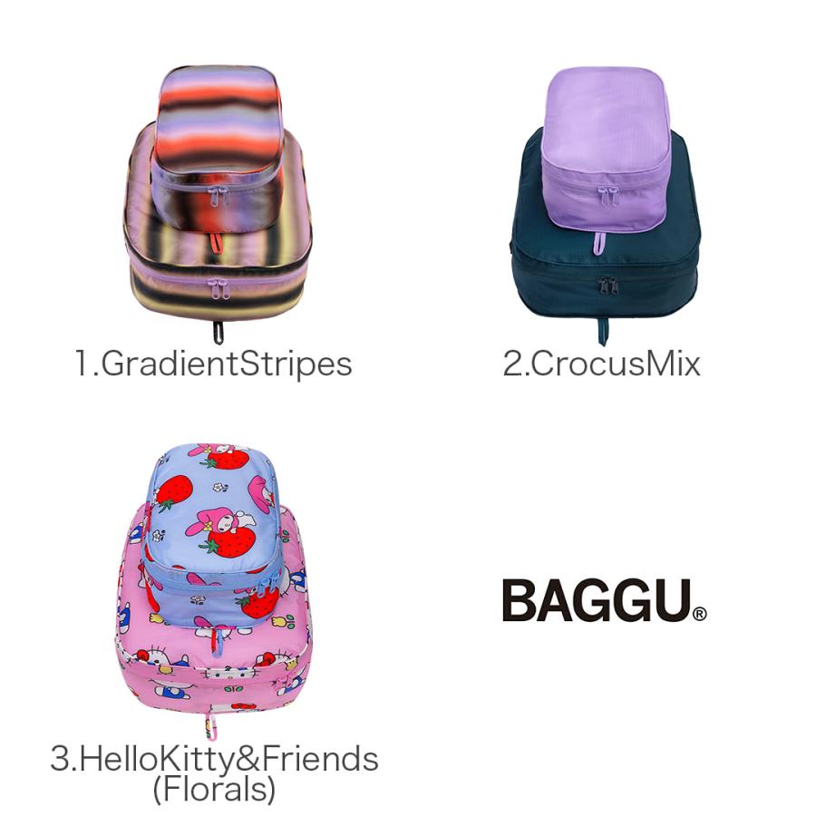 BAGGU（バグゥ） トラベルポーチ Packing Cube Set バグー バグ 衣類