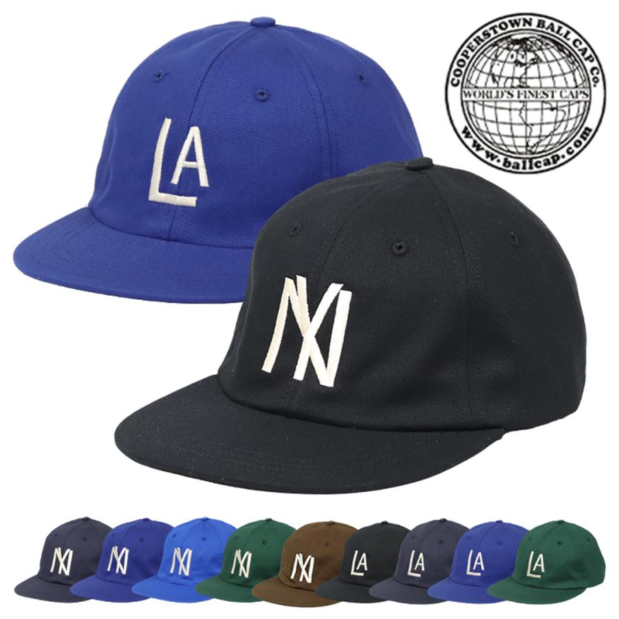 USA製【COOPERSTOWN BALL CAPベースボールキャップネイビー COOPERSTOWN BALL CAP（クーパーズタウン ボールキャップ） コットン