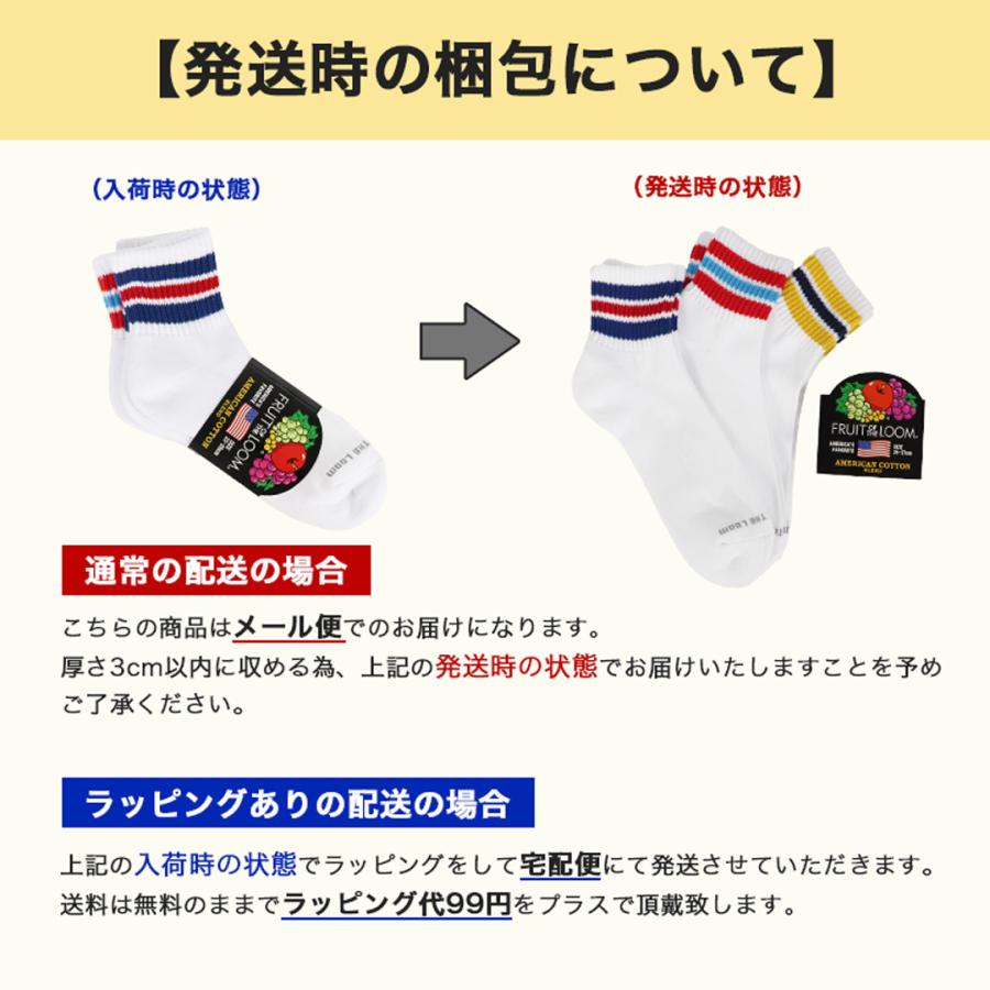 FRUIT OF THE LOOM（フルーツオブザルーム） 3足セット ライン