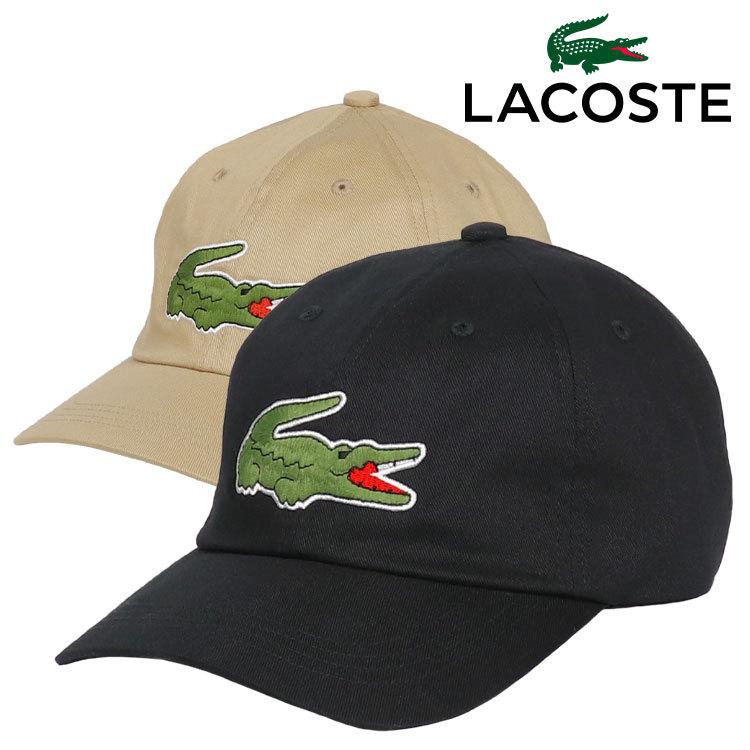 LACOSTE ラコステ キャップ メンズ レディース ワニ ビッグ ロゴ ローキャップ 6パネル 帽子 ブランド おしゃれ ダッドハット  レザーベルト :lccap1231:99 HEADWEAR SHOP 通販 