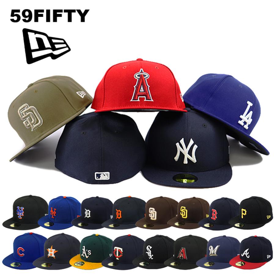 ニューエラ キャップ 59FIFTY NEW ERA MLB オーセンティック 公式モデル ベースボールキャップ LA NY ヤンキース ドジャース  エンゼルス パドレス :ne5950:99 HEADWEAR SHOP - 通販 - Yahoo!ショッピング