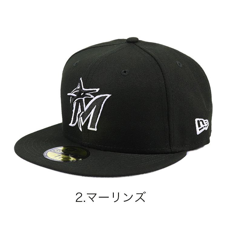 ニューエラ　キャップ59FIFTY BLACK LABEL 59FIFTY ニューエラ キャップ NewEra ブラック×ホワイトロゴ