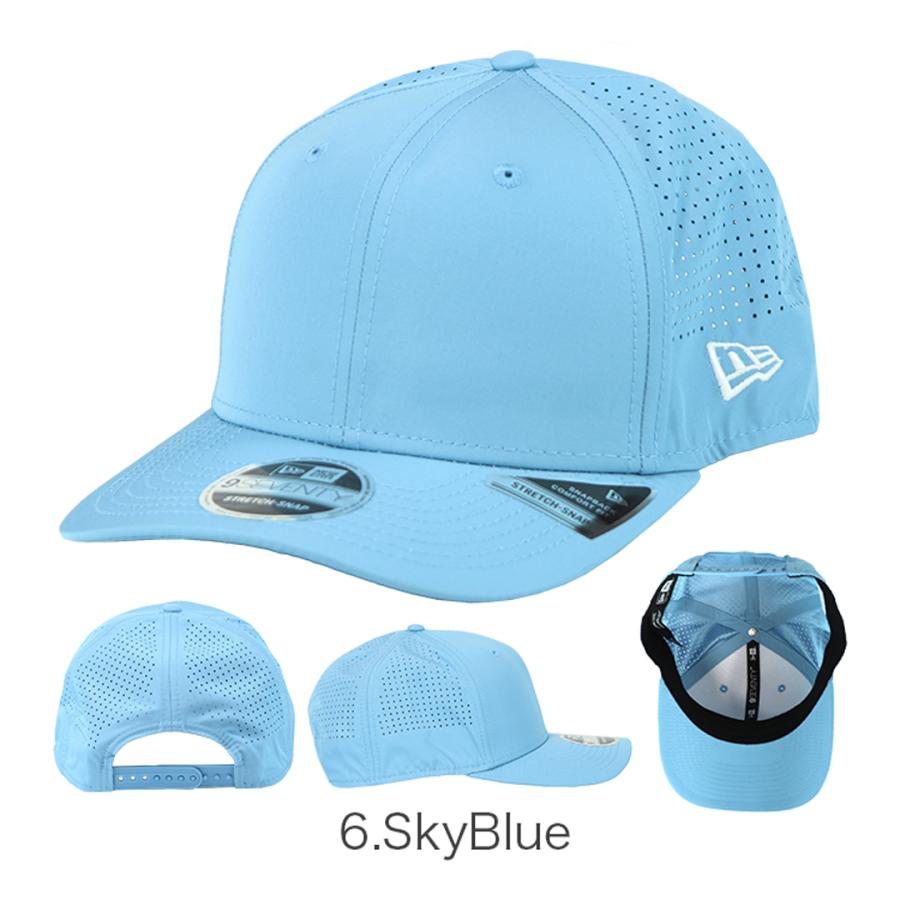 HighTimes メッシュキャップ ホワイト/ブルー NEW ERA ニューエラ メッシュキャップ 無地 キャップ 9SEVENTY