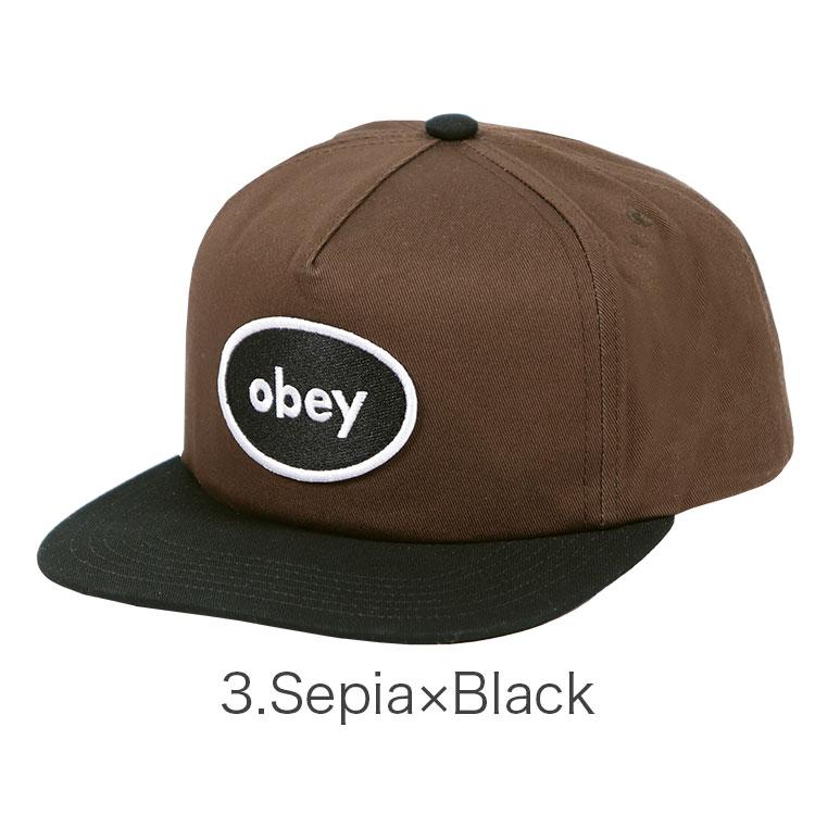 OBEY キャップ メンズ レディース オベイ ベースボールキャップ ツートンカラー 帽子 ユニセックス ブランド ロゴ パッチ ストリート 野球帽｜99headwearshop｜07