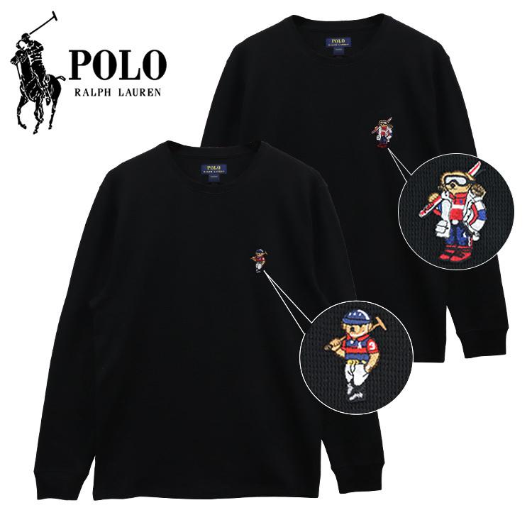 ポロ・ラルフローレン ポロベア ロンT サーマル メンズ レディース Polo Ralph Lauren ワッフル 長袖Ｔシャツ ロングTシャツ  poloベア : plpw26hf : 99 HEADWEAR SHOP - 通販 - Yahoo!ショッピング