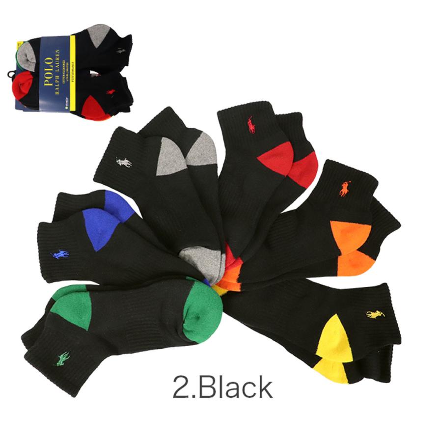 6足セット】ポロ ラルフローレン クルー ソックス 靴下 POLO RALPH LAUREN 6足セット ポロ・ラルフローレン ソックス