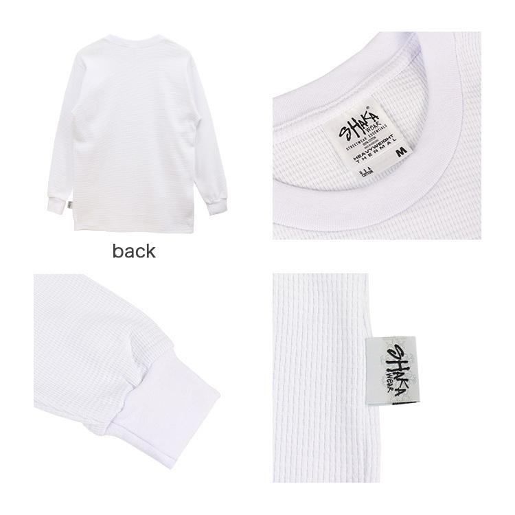 SHAKA WeAR（シャカウェア） ヘビーウェイト ロンT 厚手 サーマル 無地