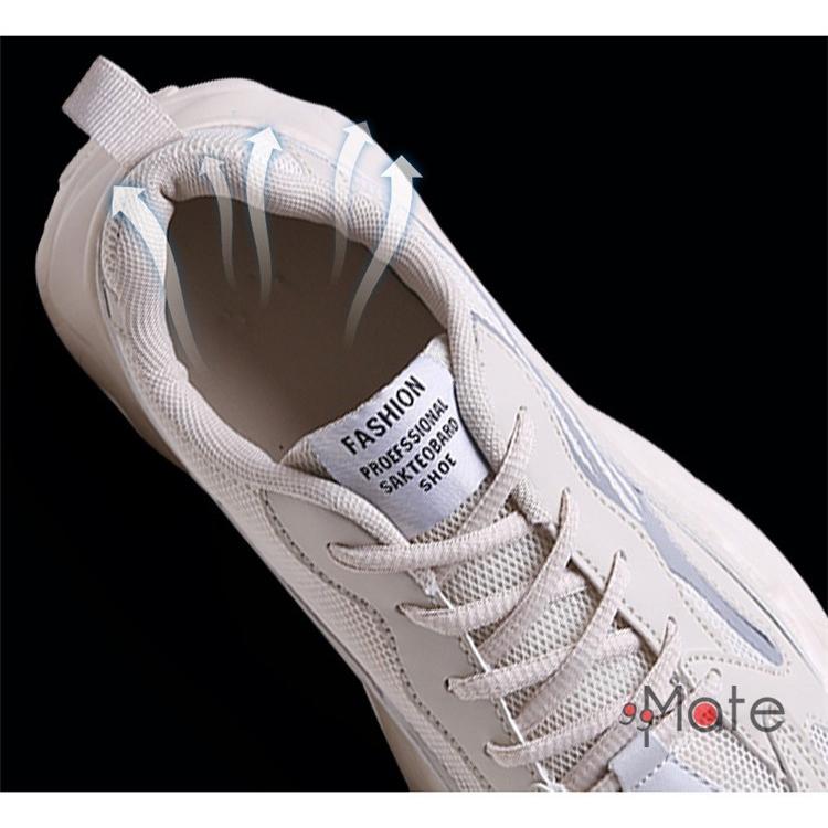 厚底スニーカー メンズ 靴 スニーカー ウォーキングシューズ 白スニーカー おしゃれ Qmt0526 99mate 通販 Yahoo ショッピング