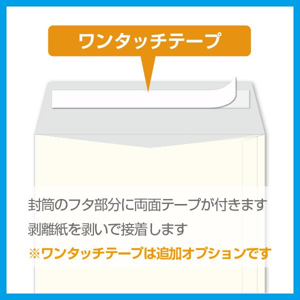 角2 封筒 印刷 500枚〜 透け防止白104.7g 片面1色 名入れ印刷 デザイン制作無料_4