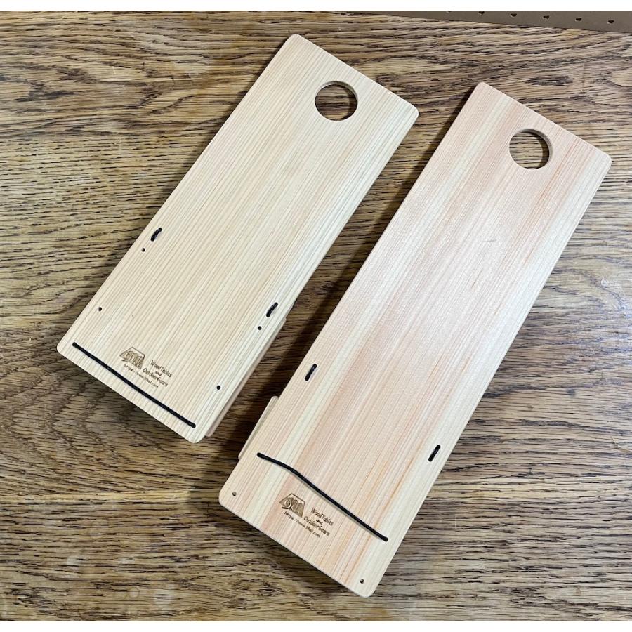 バーナーサイドテーブル Lサイズ : ヒノキのテーブルと雑貨-9kei