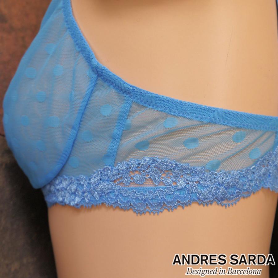 アンドレサルダ（ANDRES SARDA） ノンワイヤーブラとタンガのセット
