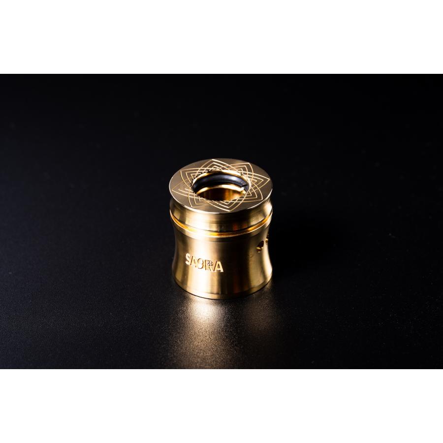 【SA9RA \u0026 DARUMA】R30 RDA CAP / Brass / top模様ありの画像