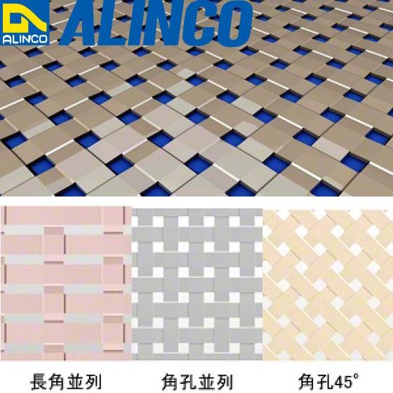 ALINCO/アルインコ 鉄板 パンチング SPHC-P φ16-P21 60゜千鳥 t1.6 914 
