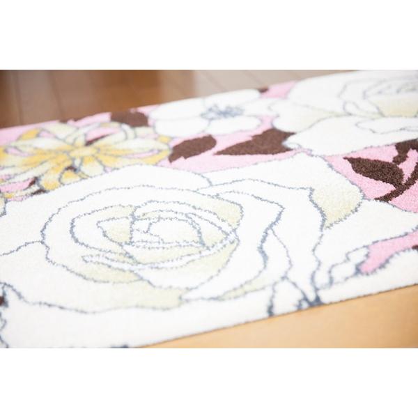 風水「flower」玄関マット【南西向き玄関マット】開運サイズ（60cm×90cm） 00052A&amp;C 通販 Yahoo!ショッピング