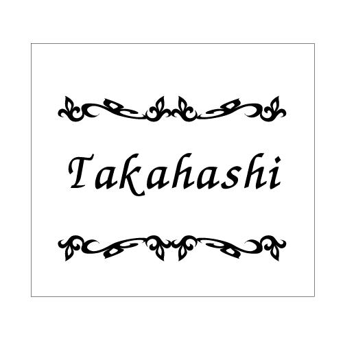 表札 アクリルとステンレスを組み合わせた オリジナル表札 飾り縁ａ ｍサイズ H 3 10 A Auc ショッピング 通販 Yahoo ショッピング