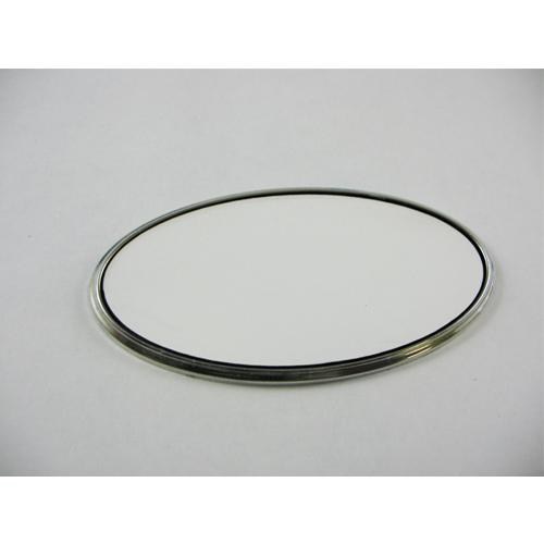 名札 会社 店舗で使えるネームプレート 楕円形 シルバーフレーム 素材のみ N N 8 A Auc ショッピング 通販 Yahoo ショッピング