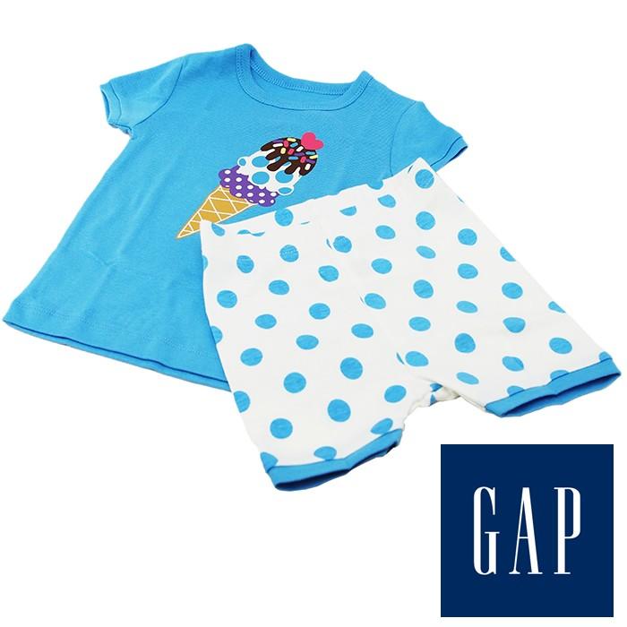 baby GAP ベビーギャップ Tシャツ パンツセット ホワイト×ブルー 80cm 12-18ヶ月 90cm 18-24ヶ月 セットアップ 子供服  キッズ :166242-:アクアベース - 通販 - Yahoo!ショッピング