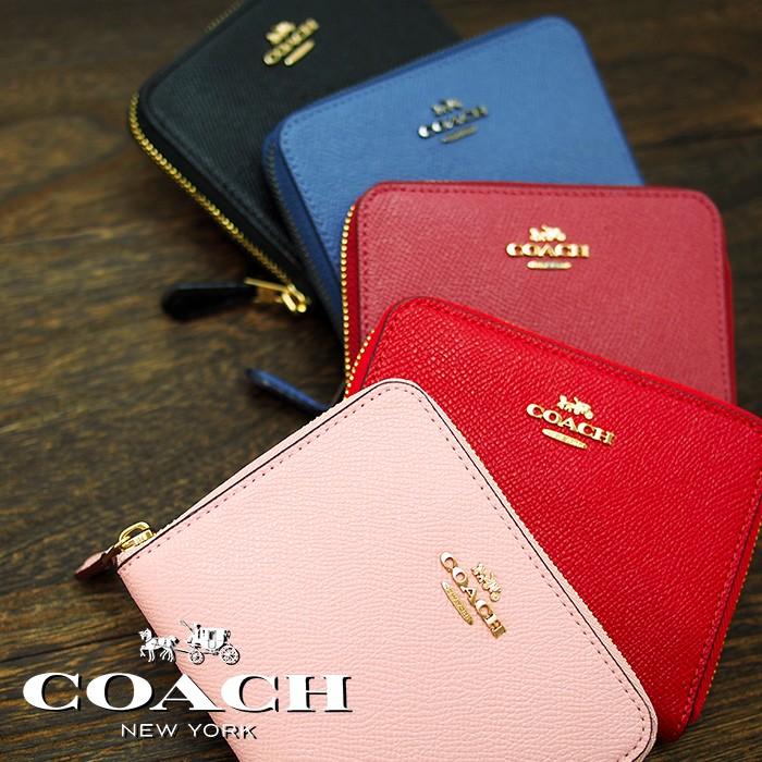 COACH コーチ ラウンドファスナー二つ折財布 ミニ財布 全5色 レディース 財布 コーチ 財布 : 29677- : アクアベース - 通販 -  Yahoo!ショッピング