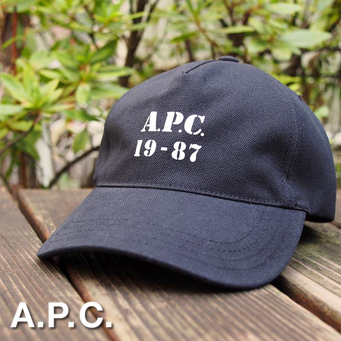 APC アーペーセー ベースボールキャップ ブラック EDEN BASEBALL CAP 