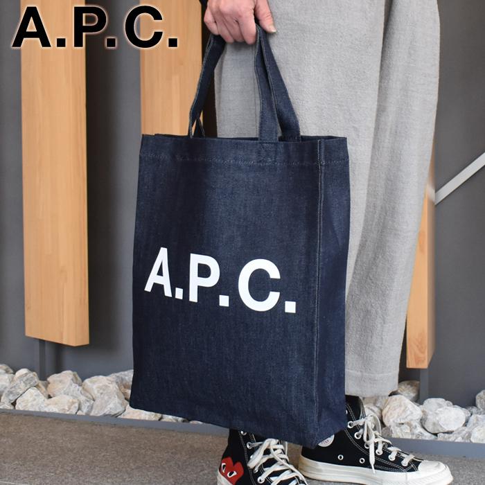 APC アーペーセー トートバッグ デニム デニムブルー M61569 tote lou