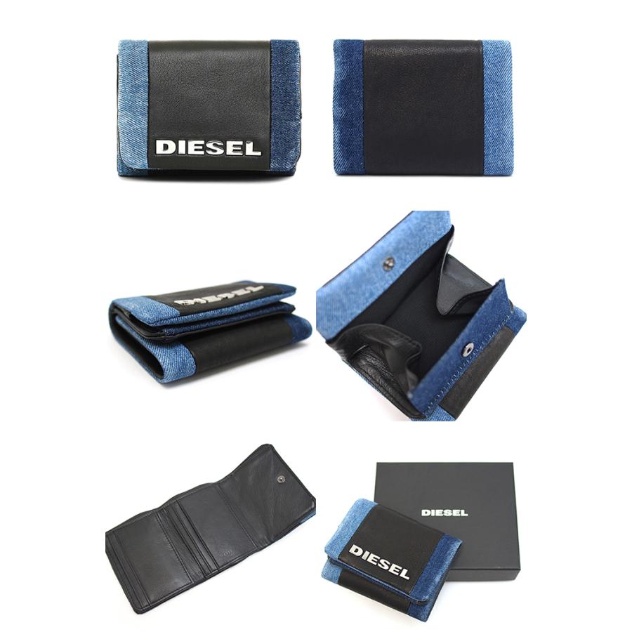 Diesel ディーゼル レディース三つ折り財布 ミニ財布 Loretta ブラック デニム X Pr570 ディーゼル レディース ディーゼル 財布 アクアベース 通販 Yahoo ショッピング