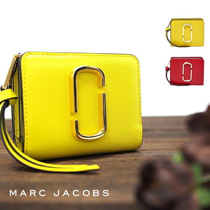 Marc Jacobs マークジェイコブス 二つ折り財布 ミニ財布 全2色 M Snapshot スナップショット マークジェイコブス 財布 M アクアベース 通販 Yahoo ショッピング