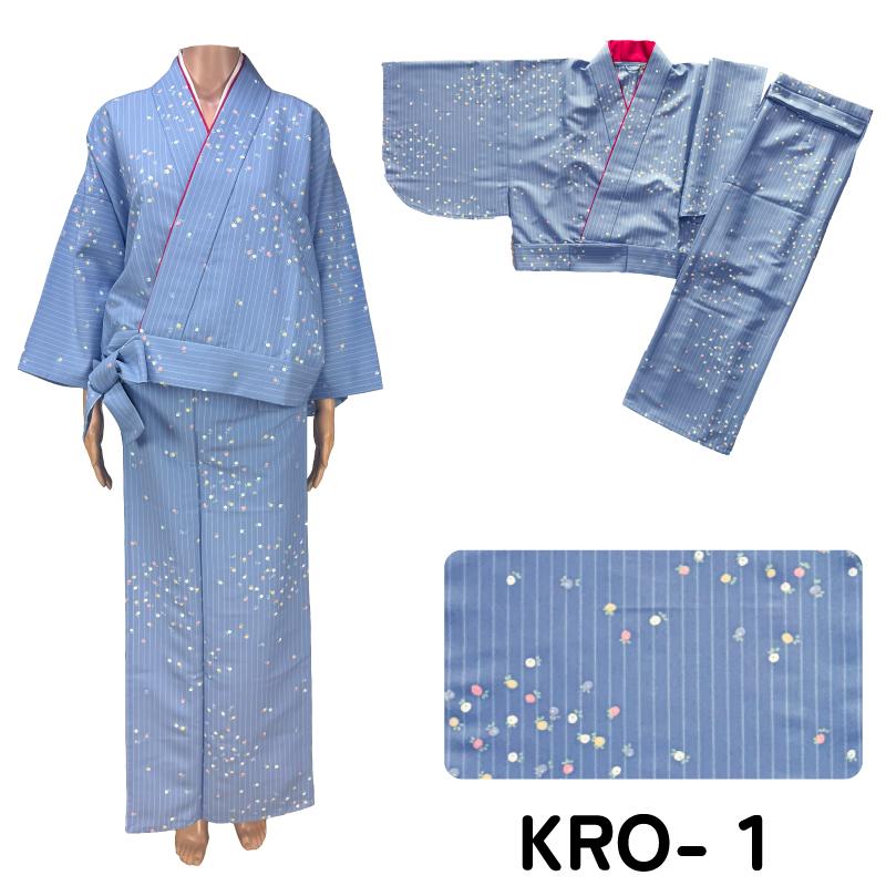 紫と白の暈し小紋 洗える着物 楽天市場】洗える着物 袷着物単品「ばら 紫色」KIMONOMACHI