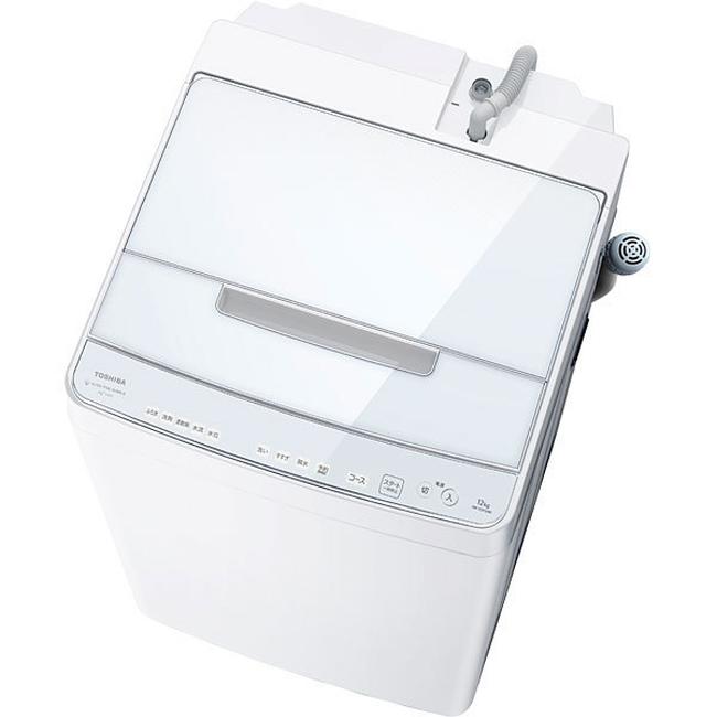 洗濯機(全自動 6.1kg〜) トウシバ AW-12DP2-W 2人以上家族向け 全自動