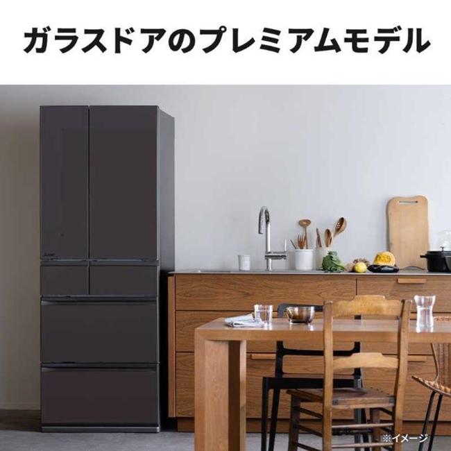 三菱 冷蔵庫(501〜599L) 大型冷蔵庫 6ドア 中だけひろびろ大容量 MZ