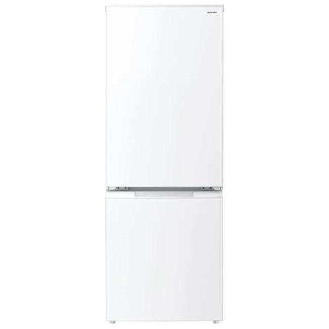 SHARP（シャープ） 冷蔵庫(151〜200L) SJ-D18P-W マットホワイト 2ドア