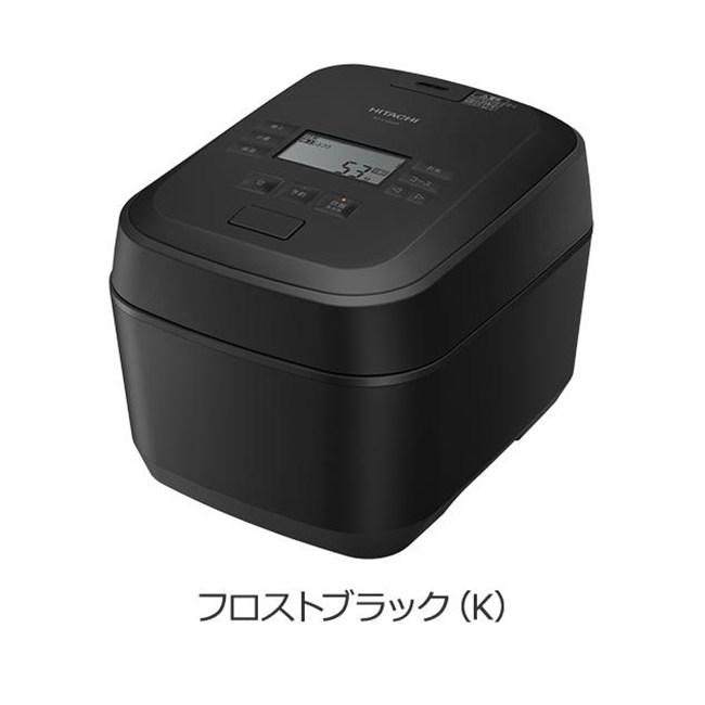 日立 RZ-V100JM-K 炊飯器 IH炊飯器 フロストブラック 5.5合炊き 圧力&スチーム ふっくら御膳 ライスクッカー | 日立