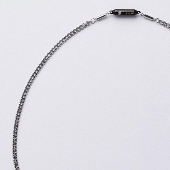磁気ネックレス アンラスト KiHei-喜平 ネックレス シルバー 53cm 磁気ネックレス 医療機器認証 UNrust UN-301S2_1
