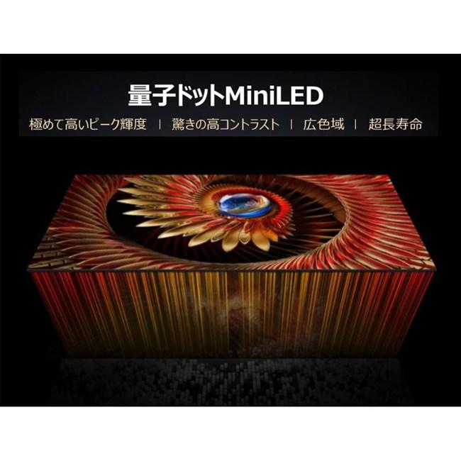 ティーシーエル TCL テレビ56型〜65型 65C8K 65V型 MiniLED 量子ドット