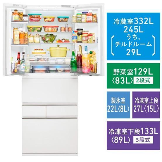 TOSHIBA（東芝） 冷蔵庫(600〜650L) GR-A640XFS-TW TOSHIBA 643L 6ドア