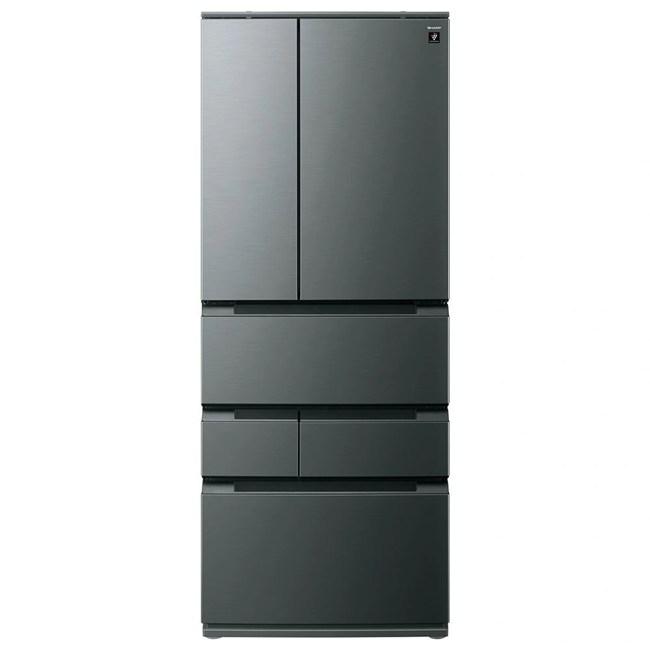 SHARP（シャープ） 冷蔵庫(501〜599L) SJ-MF55R-H グレー系 冷蔵庫