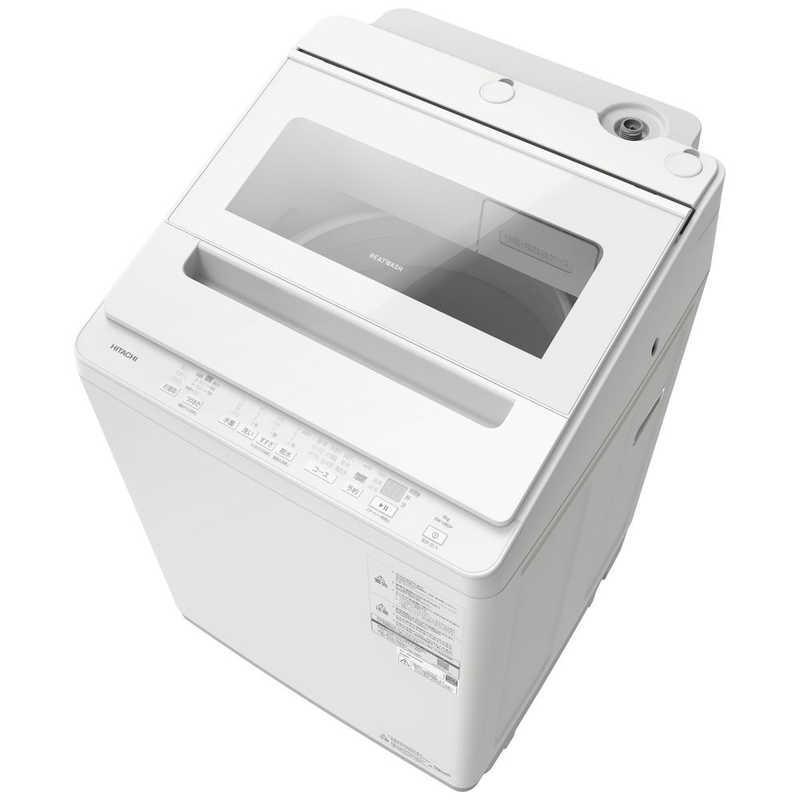 日立（HITACHI） 洗濯機(全自動 6.1kg〜8kg) BW-V80P-W 全自動洗濯機