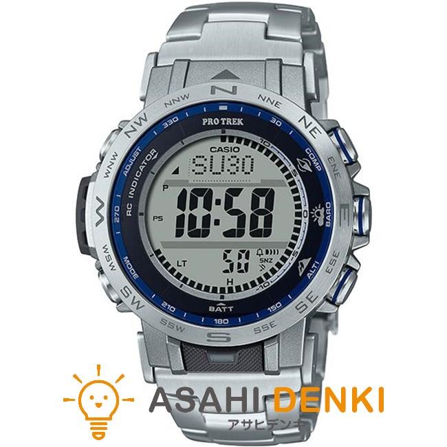 CASIO カシオ 時計 PRO TREK プロトレック Climber Line PRW-31YT-7JF ブラック シルバー系 樹脂／ステンレススチール チタンバンド メンズ デジタル 美品 CASIO（カシオ） 腕時計・時計 PRW-31YT-7JF PRO TREK Climber Line
