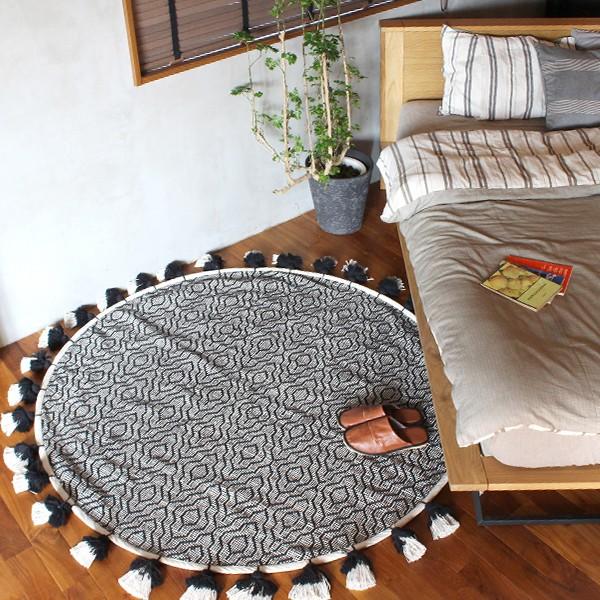 ラグ 円形 コットン ラグ 2153 サークル サークル ラグマット リビング おしゃれ 直径 150cm 丸型 天然素材 室内 エスニック フリンジ 0 Ctr 2153 150 A Depeche アデペシュ 家具通販 通販 Yahoo ショッピング