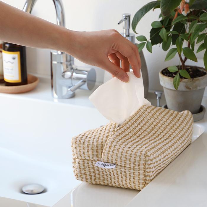 a.depeche（アデペシュ） ティッシュケース ティッシュボックス