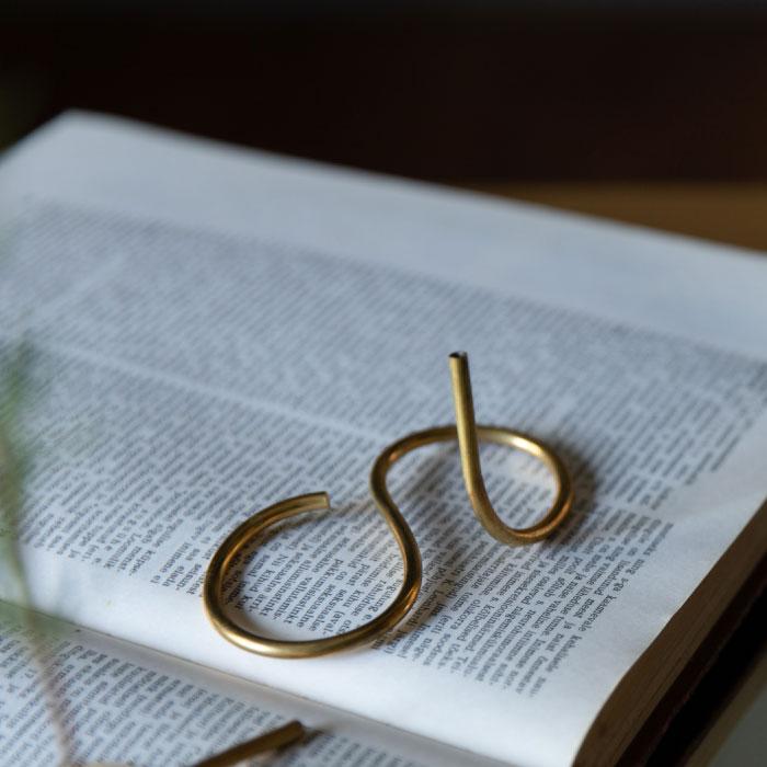 お香立て 真鍮 モダン 線香立て エルベ インセンス ホルダー お香