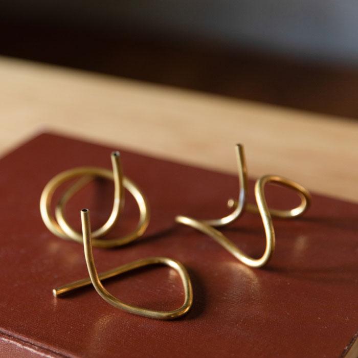 お香立て 真鍮 モダン 線香立て エルベ インセンス ホルダー お