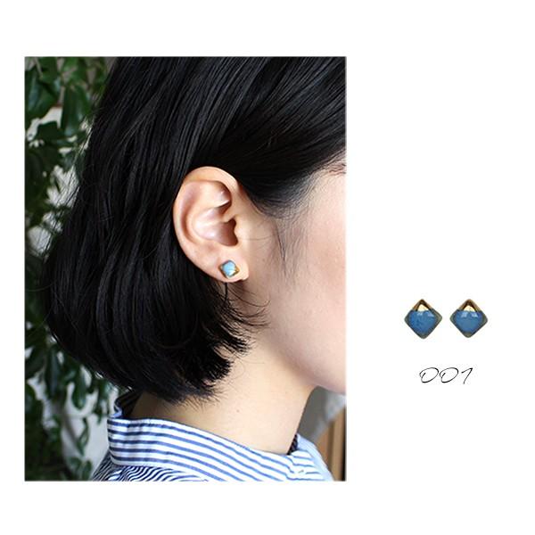 セラミックピアス 焼き物 ブルー ピアス レディース メンズ スタッド 小さめ 小ぶり ゴールド 青 金 カジュアル きれい目 両耳 大人 モダン 0 Lee Pi A Depeche アデペシュ 家具通販 通販 Yahoo ショッピング