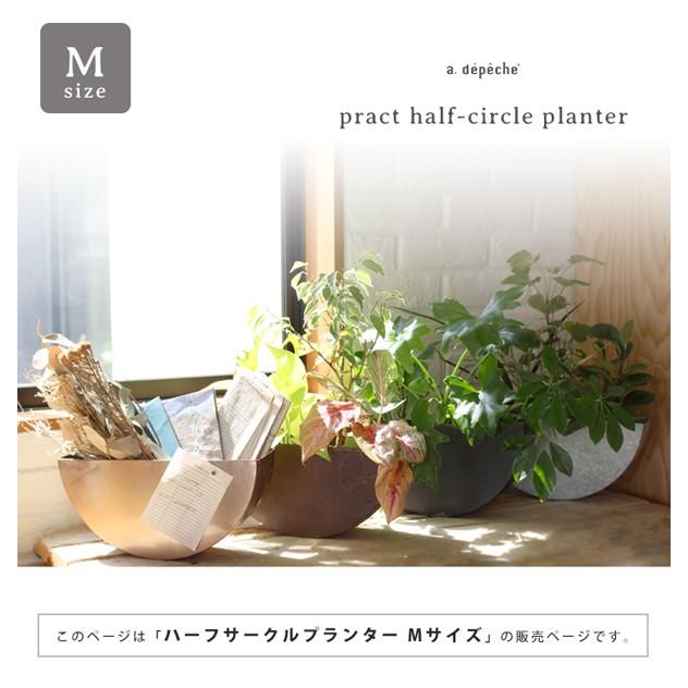 壁掛け 植木鉢 カバー プラクト ハーフサークル プランター Mサイズ プランター おしゃれ カバー インテリア 観葉植物 吊り下げ 0 Pct H Ccp M A Depeche アデペシュ 家具通販 通販 Yahoo ショッピング