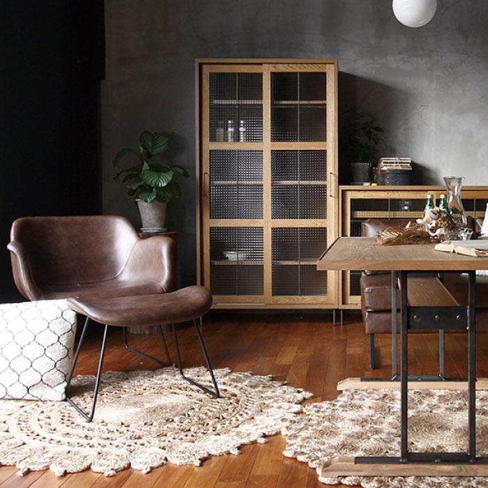 a.depeche（アデペシュ） ラウンジチェア PU レザー 合皮 ソファ 1人