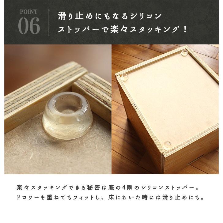 木製 ボックス 収納  『プロック DIY クラフト ワーク ドロワー LLサイズ』引き出し 箱 収納ボックス ケース おしゃれ DIY 組み立て 蓋なし｜a-depeche｜17